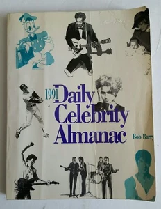 1991 Daily Celebrity Almanac Bob Barry, PB from Martin Landau's book collection - Imagen 1 de 12