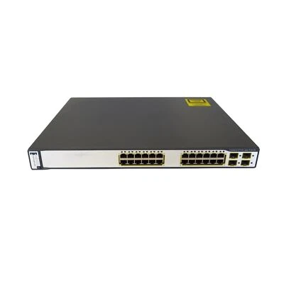 Cisco WS-C3750G-24PS-S Catalyst 3750G 24 Port PoE Gigabit Switch - Image 1 of 3
