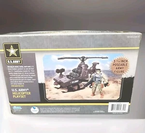 U.S. Army Helicopter Playset SOLDIER WITH ACCESORIES - Picture 1 of 4