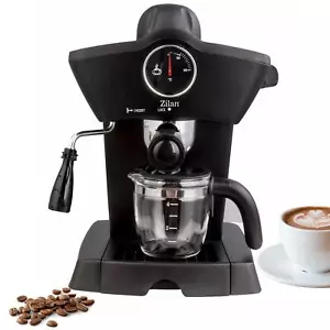 Espresso Maschine Milchaufschäumer Siebträger Kaffeemaschine Cappuccinomaschine - Bild 1 von 6