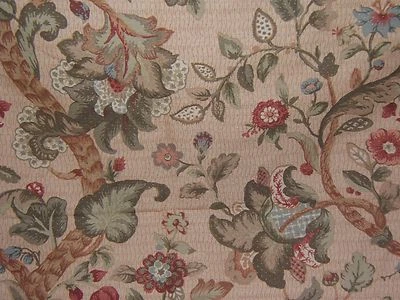 Lee Jofa, Penfield Print, Floral Novelty, BTY, Color Olive - Image 1 of 2