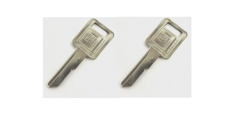1968-1982 Corvette Key Blank Square Head A Pair - Image 1 of 1