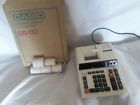 Casio DR-110 Calculator - Fully Working - RARE with paper boxed working a1 uk ??