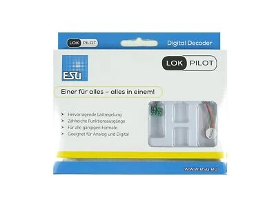 Decoder LokPilot 5 micro DCC, 8-PIN NEM 652 Spurweite N, TT, ESU 59820 neu OVP - Bild 1 von 3