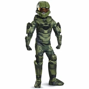 Master Chief Halo Prestige Army Video Games Dress Up Licensed Boys Costume S - Picture 1 of 3
