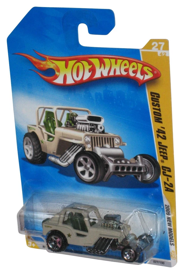 Jeep CJ-2A Hot Wheels 2009 nuevos modelos arena personalizado '42 coche de juguete 27/190 Foto 1 de 1