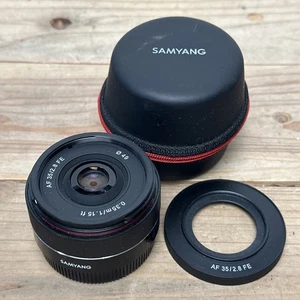 Samyang AF 35mm f/2.8 FE Wide Angle Lens for Sony E Mount Full Frame SYIO35AF-E - Picture 1 of 5