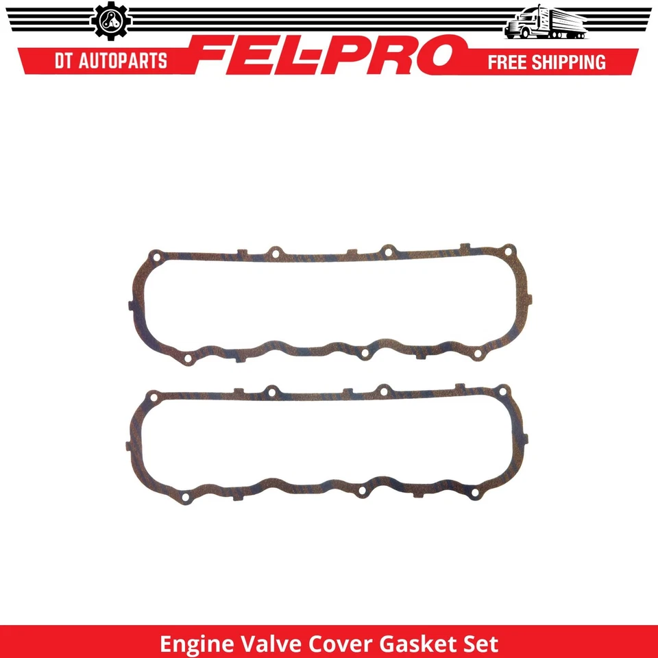 Комплект прокладок крышек клапанов двигателя Fel-Pro 1976 1977 для Ford Pinto 1975-1979 годов выпуска 2,8 л V6 - Изображение 1 из 1