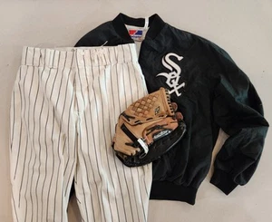Minnie Minoso Autographed Glove & Ron Karkovice Proffessional Model Wilson Pants - Picture 1 of 10
