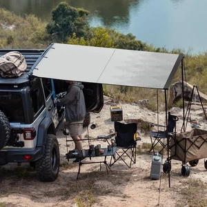 Parasol extraíble impermeable para techo toldo lateral coche camping 6,6'x9,8' - Imagen 1 de 18