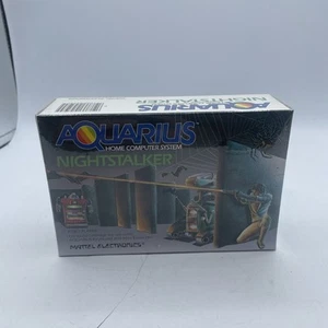Mattel Electronics Aquarius Computer Night Stalker Cartuccia Gioco per 1 Giocatore - Foto 1 di 6