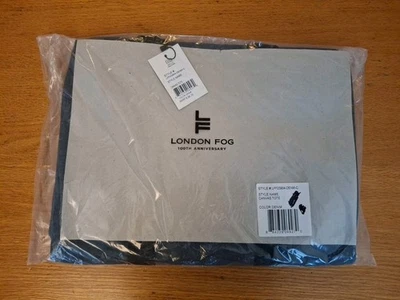 Bolso de Lona LONDON FOG 100 Aniversario Denim Gris Oscuro - Nuevo con Etiquetas Foto 1 de 4