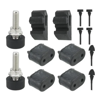 Rubber Stopper Kit & Hood Adjusters stoppers bumpers For 1967-79 Chevy Chevelle - Image 1 of 4