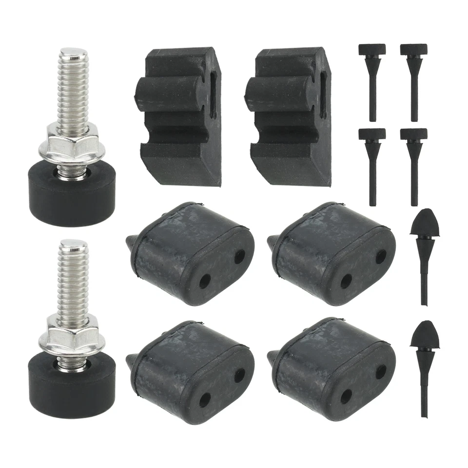 Rubber Stopper Kit & Hood Adjusters stoppers bumpers For 1967-79 Chevy Chevelle - Image 1 of 4