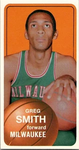 1970-71 Topps Greg Smith Milwaukee Bucks #166 *Juego de descanso de alta calidad* - Imagen 1 de 2