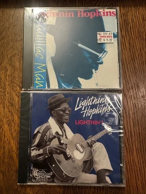 BRAND NEW Lightnin'! & Cadillac Man by Lightnin' Hopkins CD's SEALED TEXAS BLUES - Image 1 of 2