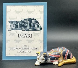 Franklin Mint Curio Cabinet Cat Collection Imari Porcelain Taiwan - Picture 1 of 16