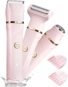 Bikini Trimmer Women - 3 in 1 Painless Lady Shavers for Women for Silk - Picture 1 of 5