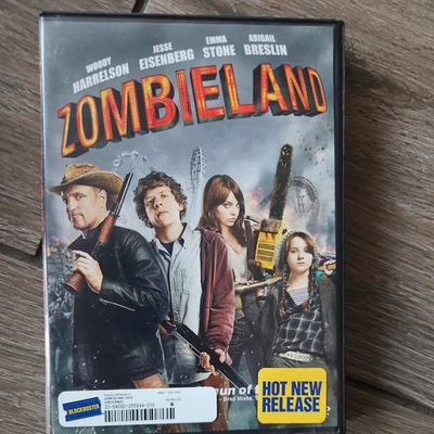 ZOMBIELAND Woody Harrelson Jesse Eisenberg Emma Stone Abigail Breslin DVD Foto 1 de 4