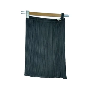 PLEATS PLEASE ISSEY MIYAKE grauer Faltenrock PP04-JG637 Größe 3 hergestellt in Japan - Bild 1 von 4