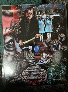 BAM BOX HORROR STEPHEN KING ART STAMPA 8x10 firmato da KEN HAESER/2200 - Foto 1 di 3