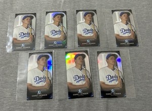 2015 Bowman Chrome Corey Seager Mini Prospect Refractor #PP-3 RC Rookie Lot (7)