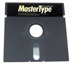 MASTERTYPE (Atari 400/800/XL/XE, Commodore 64, 1984) (Disk only) NTSC - Picture 1 of 7