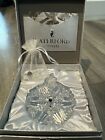 WATERFORD Crystal 2015 Snowflake Wishes Amethyst Health Christmas Ornament