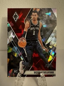 2023-24 Panini Phoenix - Rookies Red Ice Phoenix #256 Victor Wembanyama (RC) - Picture 1 of 2