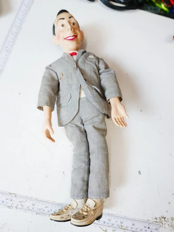 Vintage Pee Wee Herman Doll 1987 Matchbox Pull String (Distorted Voice) Toy 18" Cover