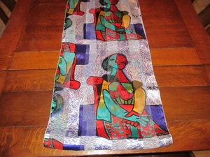 MADE IN KOREA PICASSO PRINT SCARF - Picture 1 of 3