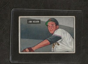 1951 Bowman #61 Jim Hearn, New York Giants, VG