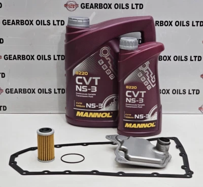 GENUINE NISSAN CVT JF017E AUTOMATIC GEARBOX FILTER & 5L MANNOL OIL SERVICE KIT - Image 1 of 4