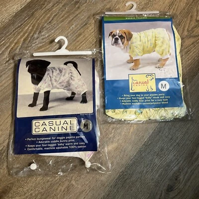 Casual Canines Doggie Pajamas Size Medium - CHOOSE PATTERN  - Image 1 of 2