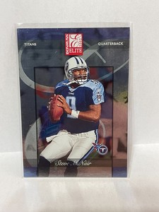 2002 Donruss Elite "National 2022" embossed STEVE MCNAIR #'d/5