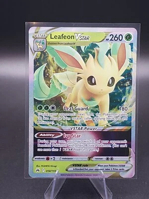Leafeon VSTAR - SWSH195 - Pokemon Promo Sword & Shield Ultra Rare Holo Card NM - Image 1 of 2