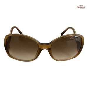 Authentic LOUIS VUITTON Brown Speckling Acetate Frame Gina Sunglasses - Z0052W - Picture 1 of 13