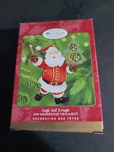 Hallmark "Jingle Bell Kringle" Santa Ornament 2000 - Picture 1 of 2