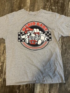 T-Shirt Nintendo Super Mario Kart Personaggio Grafica Grigio Taglia S - Ottima - Foto 1 di 3