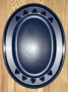 Pfaltzgraff Blue Morning Large Serving Platter 14.75”x11” Plate USA Stoneware - Picture 1 of 8
