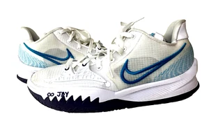 Nike Kyrie 4 Low White Laser Blue 2021 Size 8- CW3985-100- Free Shipping!!!!! - Picture 1 of 5