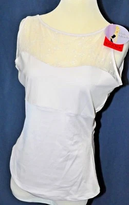 Spanx скрыть и гладкий формирователь верхний camisole кружева Bateau бак сирень средний новый #1503 M - Изображение 1 из 4