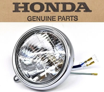 Farol Z50A Mini Trail 50 72-78 OEM Honda conjunto de lente de lâmpada de cabeça #G295 - Imagem 1 de 4