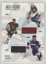 2002-03 ITG Be A Player Memorabilia Vault Ruby 1/1 Brian Leetch #ASTJ-09 HOF d2m