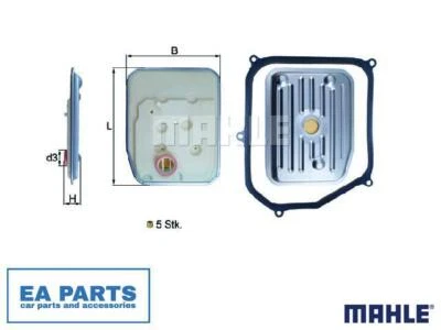 Hydraulic Filter, automatic transmission MAHLE HX 147KIT - Image 1 of 3
