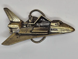 NASA Space Shuttle Belt Buckle The Great American Buckle Co 1979 #377 Chicago - Picture 1 of 17