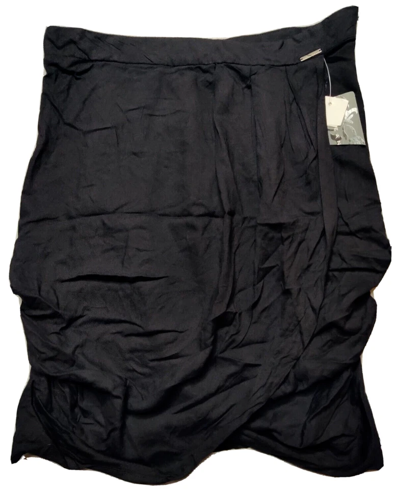 Falda forrada SEAN JOHN para mujer grande negra azabache de 20" NUEVA Foto 1 de 4