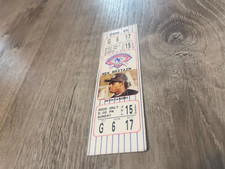 1990 ALBANY COLONIE YANKEES DEION SANDERS BASEBALL PHOT0 Ticket vs New Britain