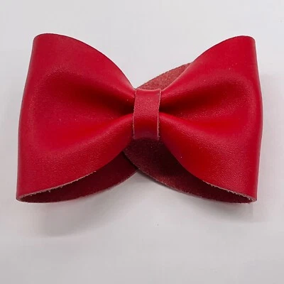 Pulsera de cuero vintage con lazo envolvente de moda roja a presión punk rock heavy metal Foto 1 de 4