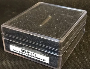 EFLM1101 E-flite Rotor Assembly with Shaft: Park 400 BL Inrunner brushless parts - Picture 1 of 3